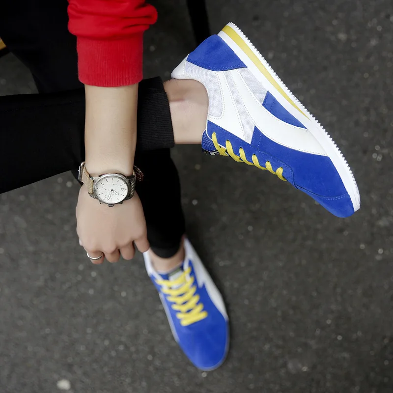 

2018 Spring And Summer New Style Men Casual Sports Shoes Korean-style Cortez Trend Students Running Shoes Breathable Shoes Men S