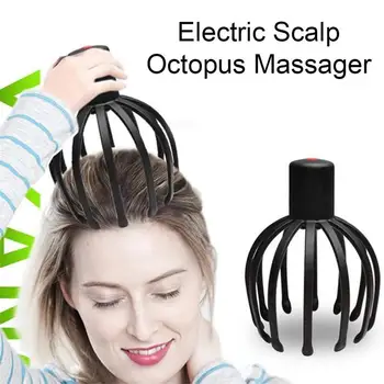 

Acupoint Shape Electric Scalp Massage Instrument Relieve Stress Head Octopus Fatigue Vibration Meridian Physiotherapy Massager