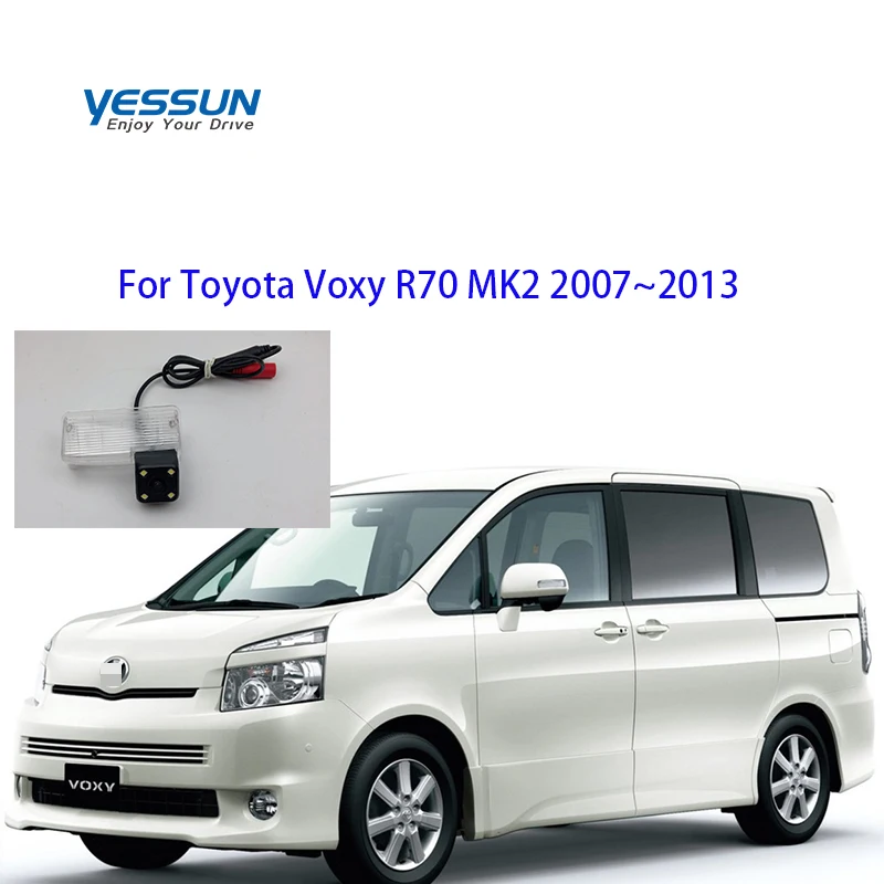 

Yessun License plate camera For Toyota Voxy R70 MK2 2007~2013 8m cables Car Rear View camera Parking Assistance