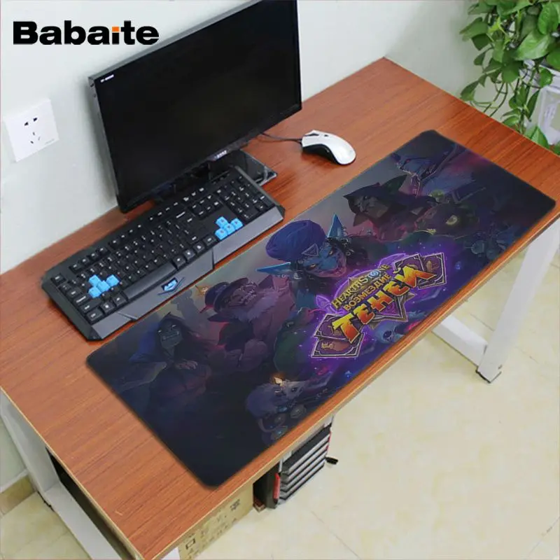 Babaite красивый аниме Hearthstone The Dalaran Heist большой коврик для мыши PC компьютерный коврик резиновый PC компьютерный игровой коврик для мыши - Цвет: Lock Edge 30x80cm