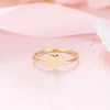 DOTIFI 316L Stainless Steel Fashion Rings For Women Gold And Silver Color Peach Heart Ring R227 ► Photo 2/5