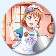 1 1 шт. 58 мм аниме Love Live! Солнечный свет! Aqours горничная Милая охара Мари Kanan железная Кнопка милые Значки брошь иконы - Окраска металла: 1