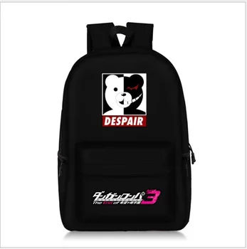 

New Dangan Ronpa Danganronpa Cos Monokuma Backpack Bag Large Capacity School Shoulder Travel Students Bag for Boys Girls
