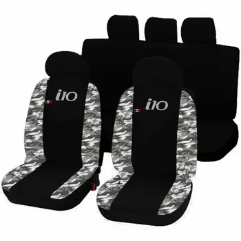 

COPRISEDILI AUTO HYUNDAI i10 FODERE BICOLORE NERO - MIMETICO CHIARO - DAL 2013