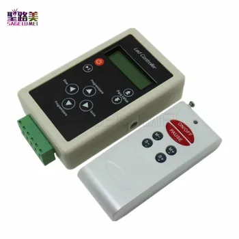 

HC100 Full color LED SPI controller programmable led strip RF remote control for ws2801 ws2812b ws2812 ws2811 8806 led tape