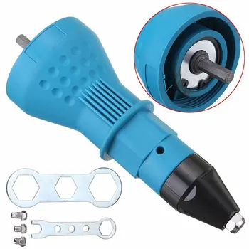 

Multi-Function Electric Pneumatic Hex Rivet Gun Conversion Head Riveted Blind Rivet Electric Drill Electric Rivet Gun