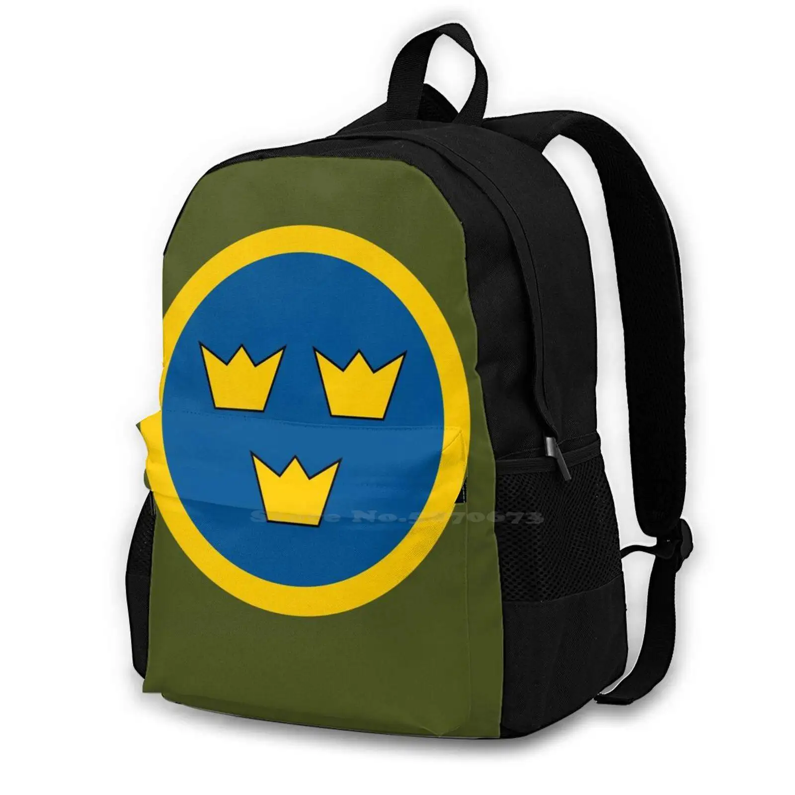 

Шведские ВВС-школьная сумка большой вместимости рюкзак для ноутбука 15 дюймов шведские ВВС Европа Flygvapnet военные