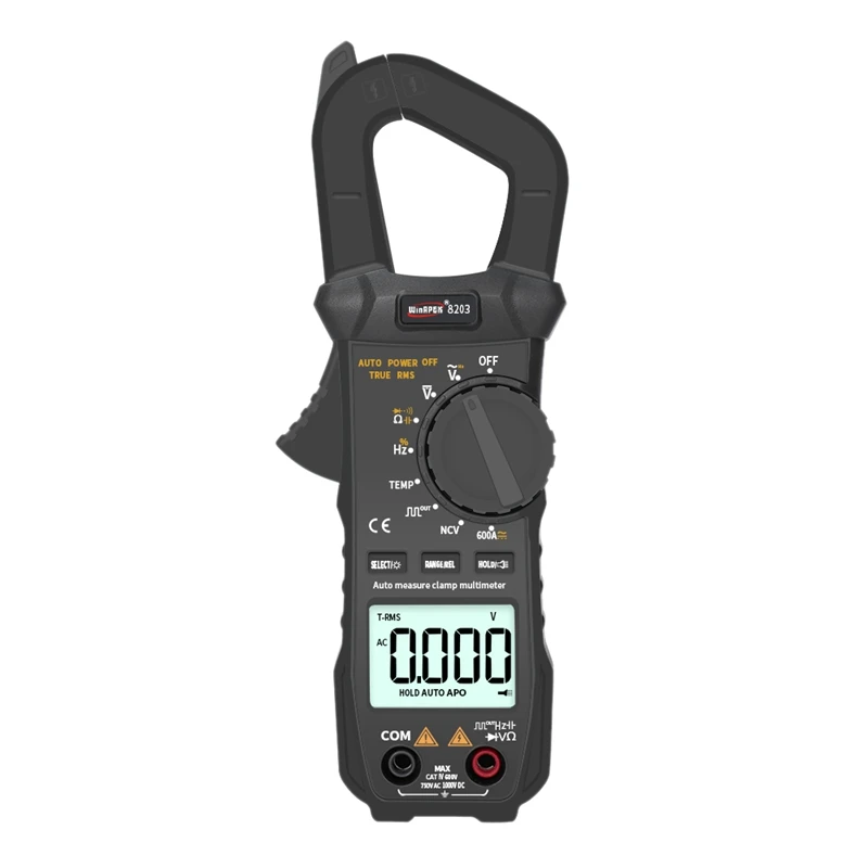 Winapex Et8203 Цифровой мультиметр ЖК-дисплей Ac/Dc Амперметр Сопротивление Емкость тестер для дома, лаборатории, фабрики, университета