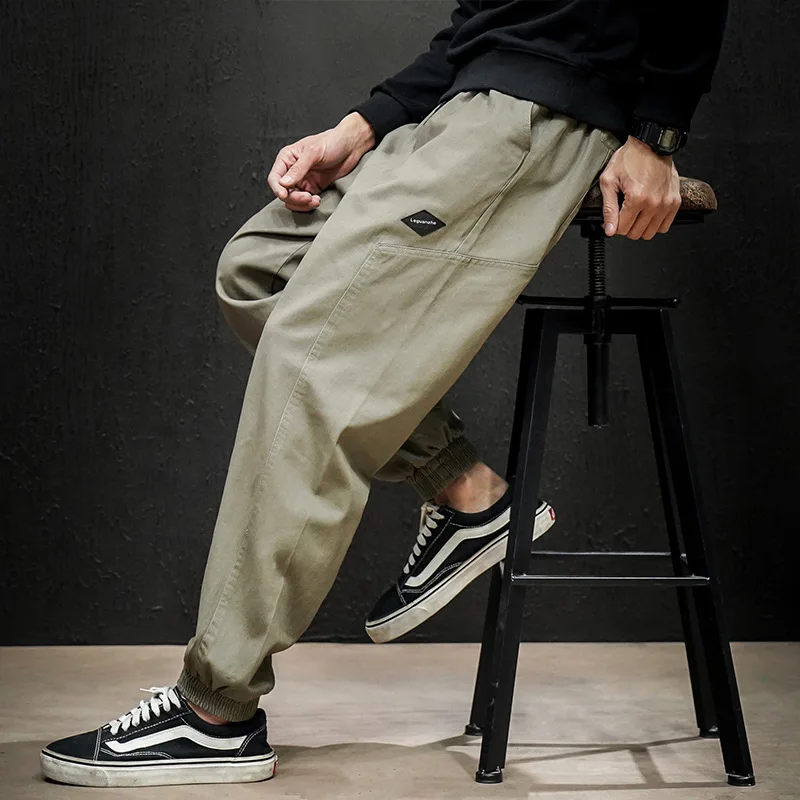 

2020 Spring New Style Japanese-style Macheda Large Size Beam Leg Embroidery Capri Casual Pants Hk20023
