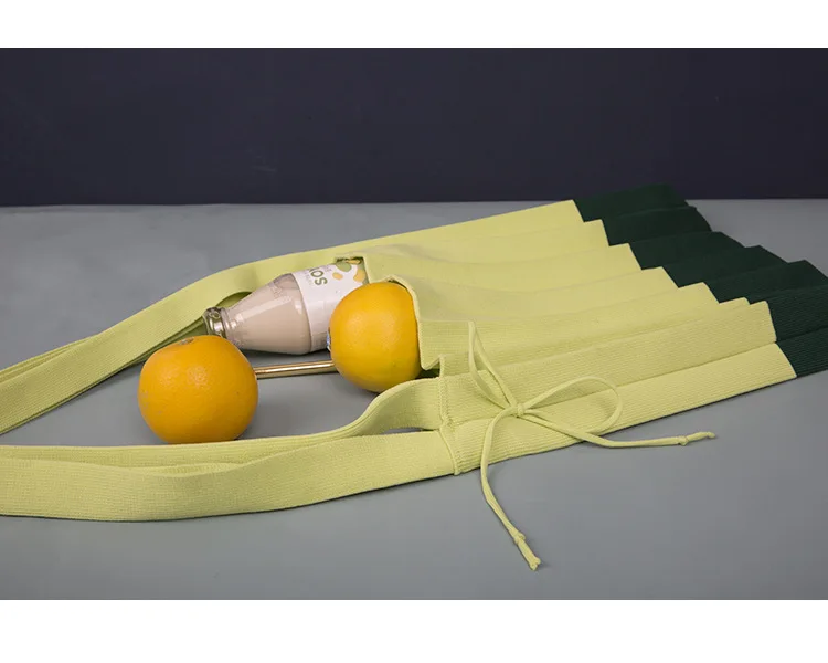 Wool knitting Pleated Bags Patchwork Drawstring Shopping Bags Girls Causal Large Shoulder Bag Korean Japanese Chic Small Handbag