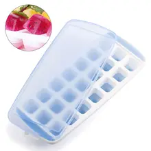3 упаковки синий лоток для льда гибкий силиконовый DIY Лед для напитков лотки с устойчивость к разливам легко вынимается лотки для льда
