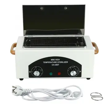 

300W High Temperature Sterilizer Nail Art Nails Sterilizer Manicure Machine Disinfection Sterilizer Box Nail Salon Sterilization