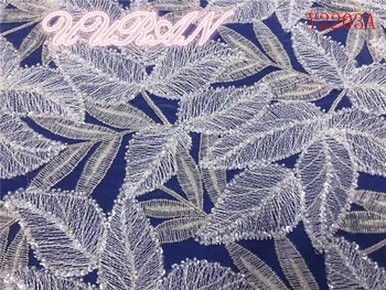 

African Lace Fabric 2019 Embroidered Nigerian Laces Fabric Bridal High Quality French Tulle Lace Fabric For Wedding Party