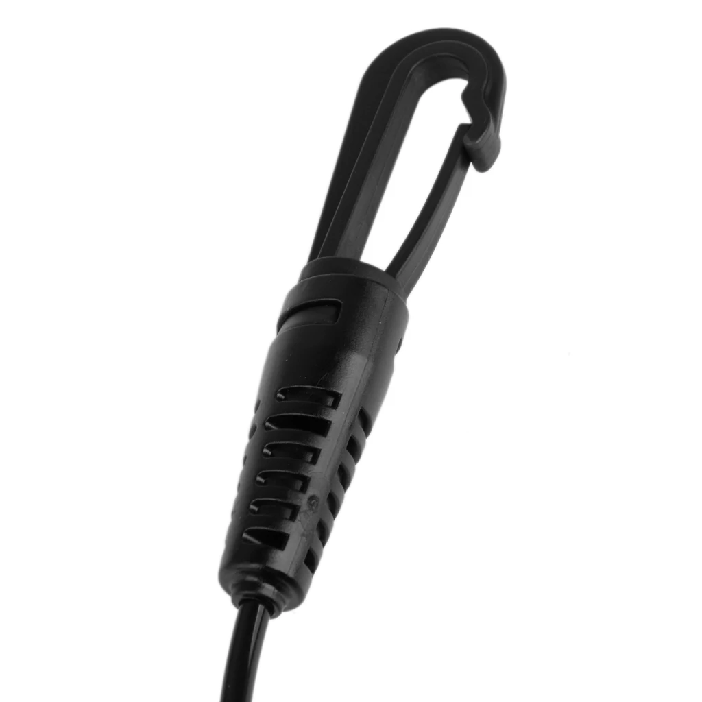 2 Pieces Spiral Coiled Kayak Canoe Boat Paddle Leash Oars Tether Clip Safety Fishing Rod Holder Lanyard Strap & Mini Compass