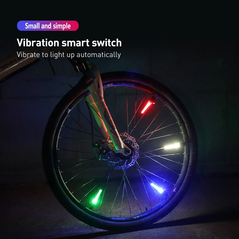 TXDIRECT Spoke Lights Cycling Spoke Light Wire Tyre Led Neon Lamp Bulb Spokelit Wheel Bike Flash Mtb Tire Valve Used For Night Safety And Warning Lights blue 