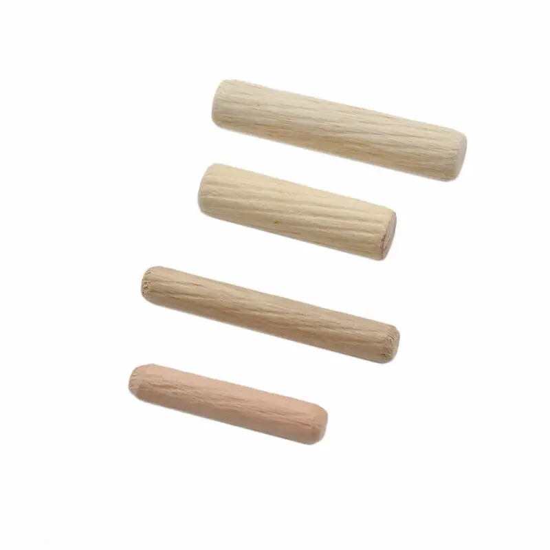 50pcs M6*30/40mm M8*30/40mm Wooden Dowel Cabinet Drawer Round Fluted Wood Craft Pins Rods Set Furniture Fitting wooden dowel pin cylindrical locating dowel pin wooden dowel pins