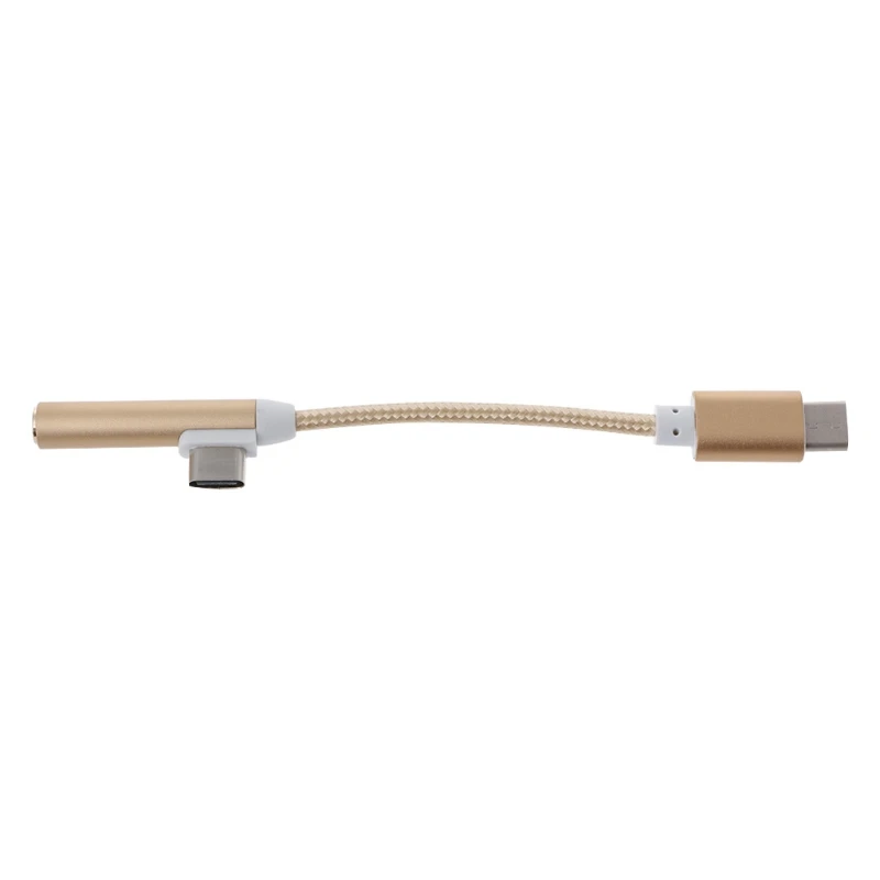 2 In 1 Type C To 3 5mm for Jack Headphone Audio USB C Charging Port 5