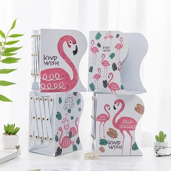 

1PC Kawaii Unicorn Metal Desk Book Holder Retractable Bookends Students Desk Organizer Office School Home Bookshelf Stationery