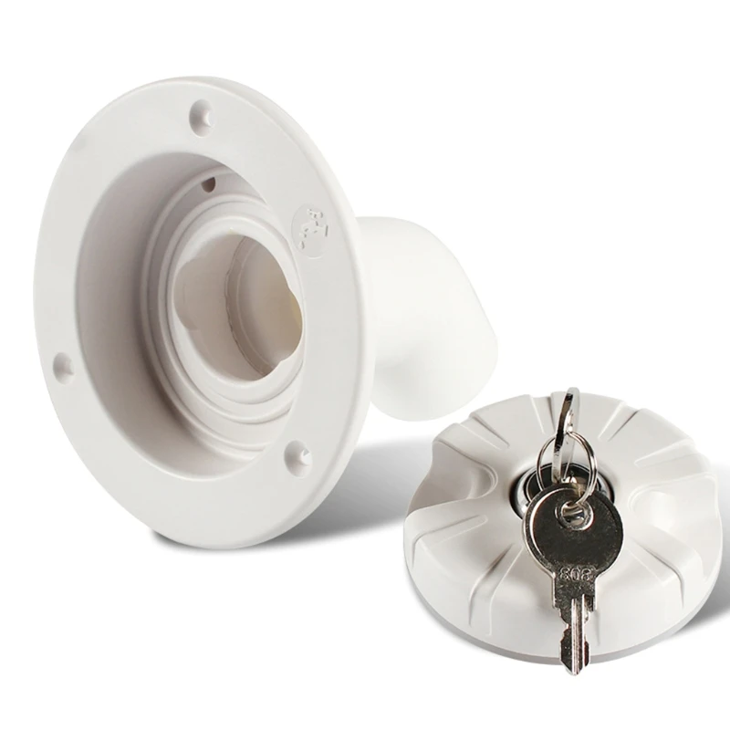 Water Fill Hatch Inlet Gravity Fresh Water Fill Hatch Inlet Filter Lockable for RV Boat Camper Trailer Caravan Accessories
