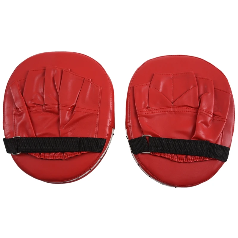 ABUO-2X Blade Pads Boxing Training Chocks Hand Pads Kickboxes Kick Pads Red