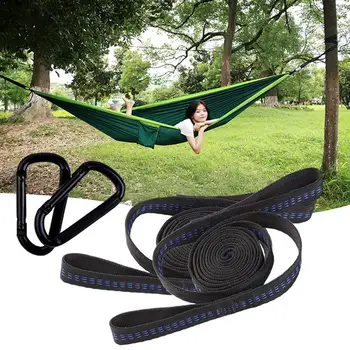 

Hammock Strap 200cm Tree Hanging Spare Part Outdoor Load Aerial Yoga 200KG Camping Hammock Outdoor Portable F8M9