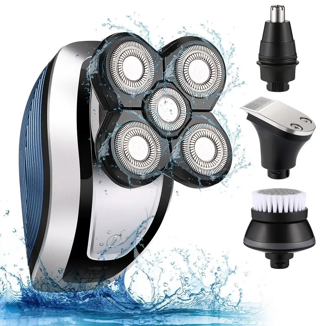 

Men 5-in-1 Electric Five-Headed Beard Shaver 5 Floating Appliances Head Hair Trimmer