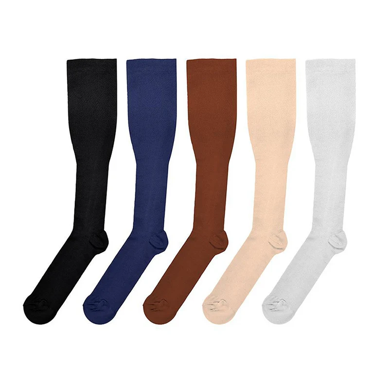 

Nylon Pressure Compression Varicose Vein Leg Knee High Support Long Sockings Color Anti - venous Socks Comfortable Warm