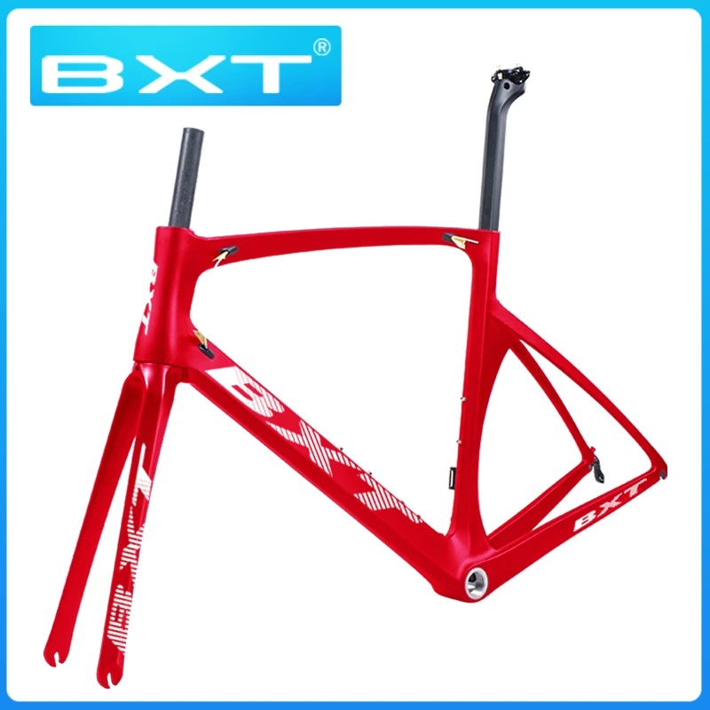 

China Made Carbon Frame Road Bike T800 UD Carbon Bicycle Carbon Frameset+ Seatpost+ Fork+ Clamp+ Headset Free Shipping