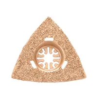 Осцилляционный инструмент пилы, универсальные сокровища многофункциональные аксессуары для отделки, 80 мм Жесткий сплав треугольная пилочка