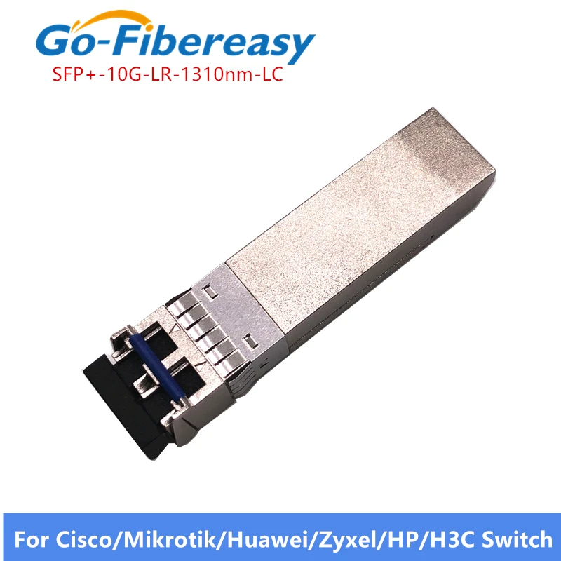 SFP оптический модуль SFP-10G-LR 10GBase-LR 1310nm 10 км DDM совместимый для Ubiquiti/Mikrotik/Zyxel