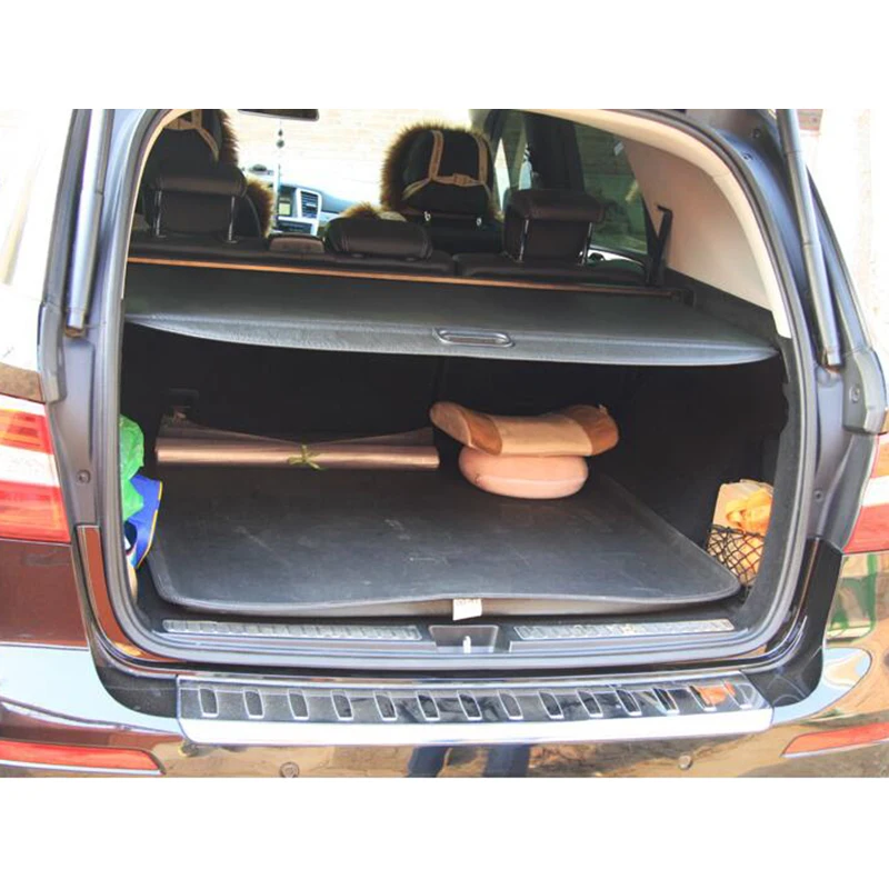 

For Mercedes Benz ML350 320 300 400 06-15 Trunk Curtain Cover Curtain Trunk Rear Parcel Shelf Trunk Cover Rear