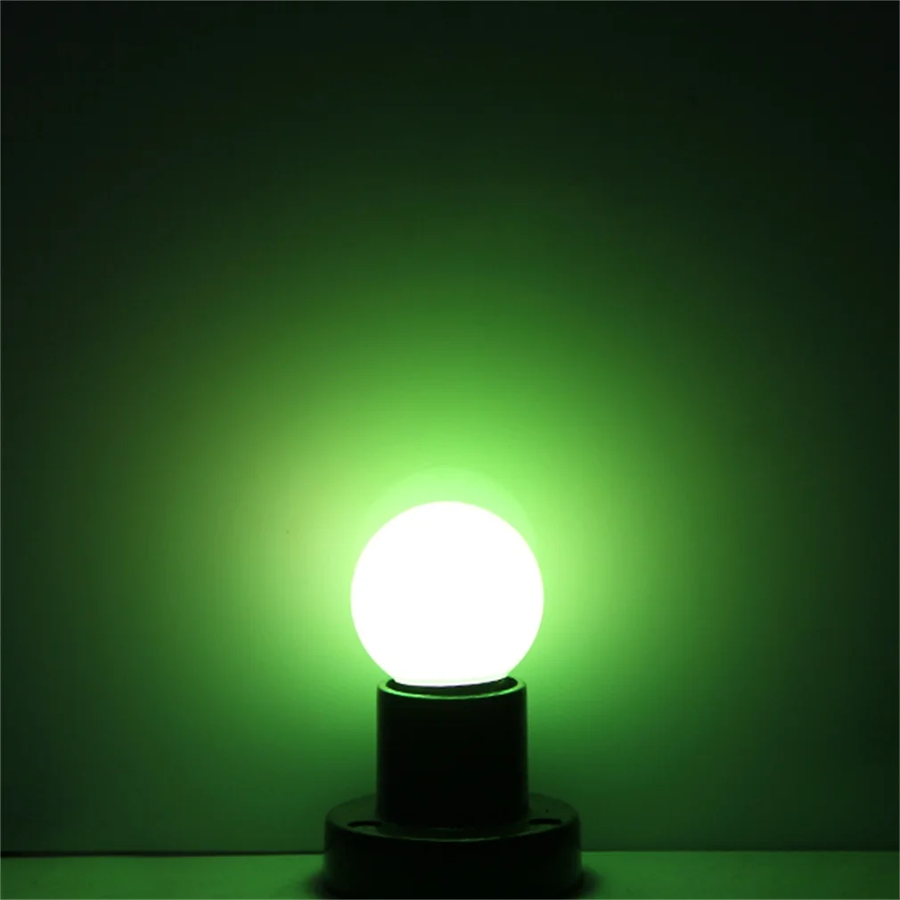 2 x E27 1W 6 SMD2835 круглые шариковые лампы для украшения дома зеленый