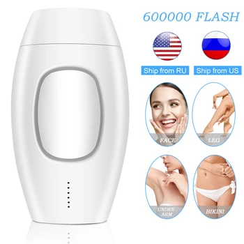 

Laser Hair Epilator Permanent Hair Removal IPL System Laser Depilator 990000 flash Light Pulses Whole Body Painless Hair Remover