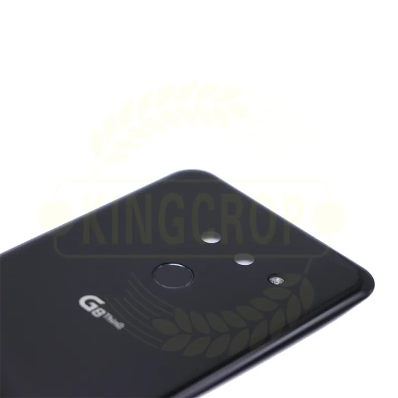 Для LG G8 ThinQ Крышка батарейного отсека двери G820 G820N G820QM7 LMG820UM2 задняя крышка корпуса с пластыревый заменитель части