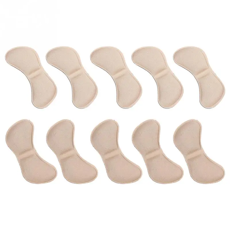 5 Pairs Heel Insoles Pain Relief Cushion Anti-wear Adhesive Feet Care Pads Heel Sticker Heel Liner Grips Crash Insole Patch