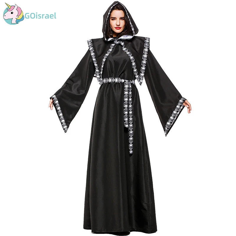 

Halloween costume men and women adult death sickle cosplay play ball horror gimmick zombie sorcerer party holiday horror