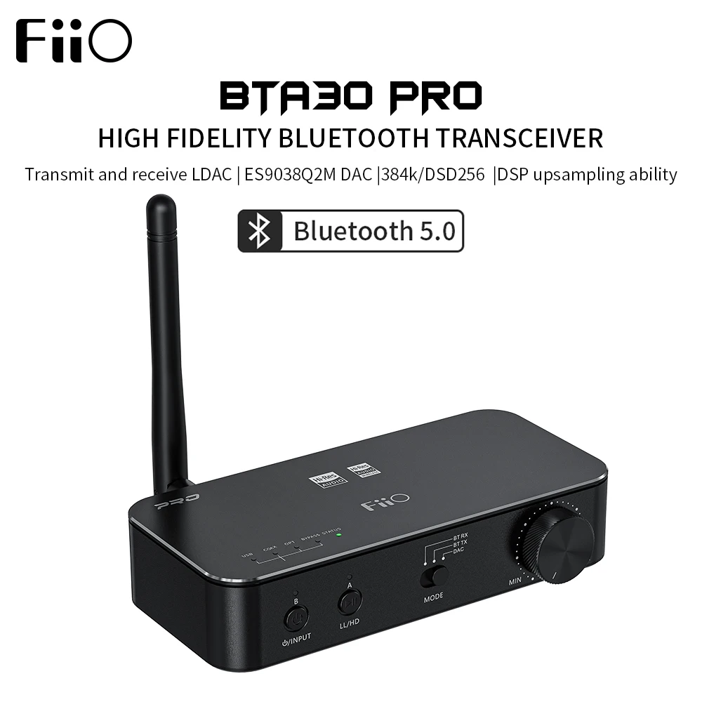 Беспроводной передатчик FiiO BTA30 и PRO Hi-Fi Bluetooth 5 0 LDAC дальность действия 30 м приемник