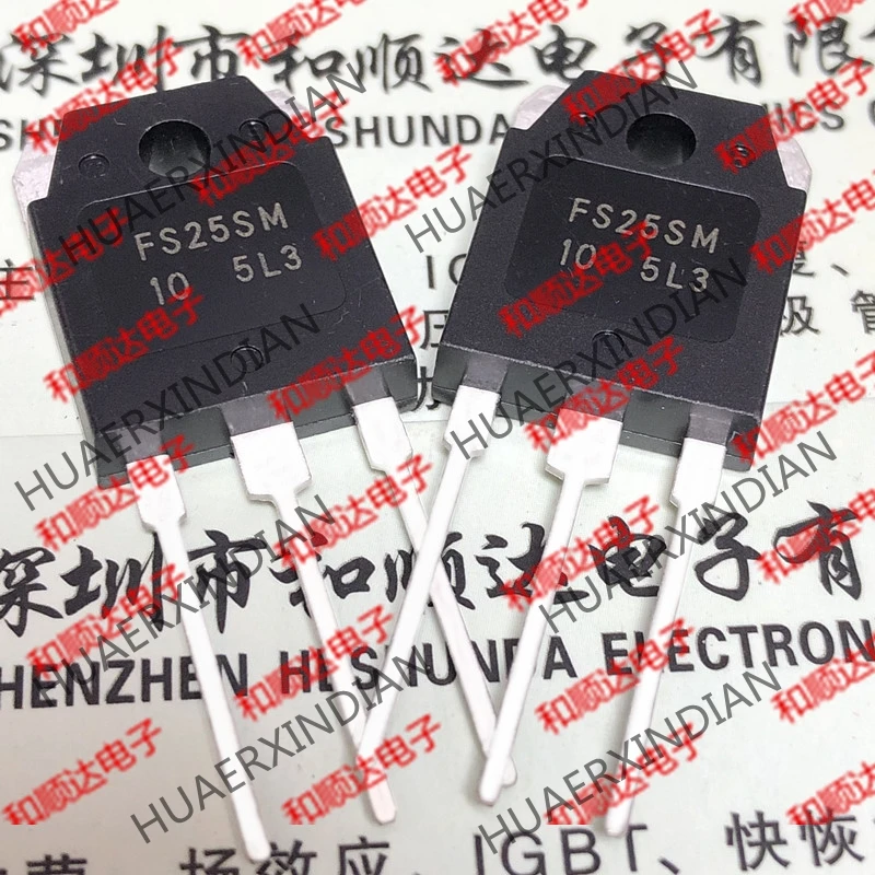 5 шт., новые оригинальные кнопки FS25SM-10 TO-3P 500V 25A на