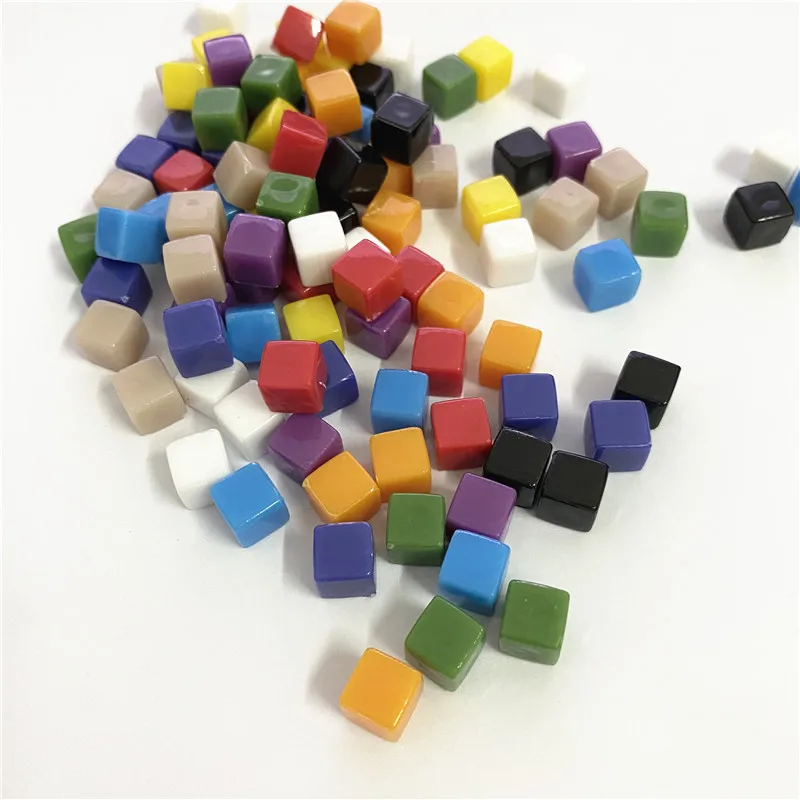 Set of 100 Clear Acrylic Dice