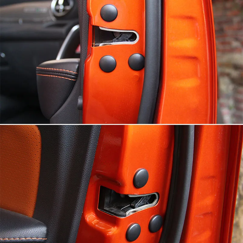

12X Car Door Screws Covers Sticker For Volvo S60 V40 S80 Mitsubishi Lancer 10 Fiat punto 500 Suzuki Swift Seat ibiza leon altea