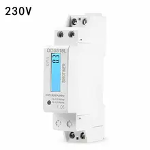 Aliexpress - Single Phase LCD Backlit Wattmeter Power Consumption Watt Energy Meter KWh AC 230V 50Hz 110V 60Hz Electric Din Rail Mount