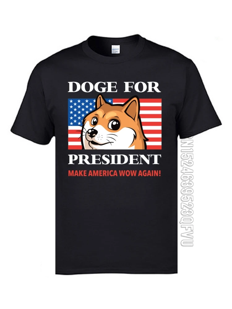 Флаг США Doge для президента футболки питбултерьер корги собака 3D 100% хлопок