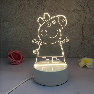 3D ночник, креативный маленький настольный светильник, для спальни, общежития, компании, для мероприятий, подарок на Рождество