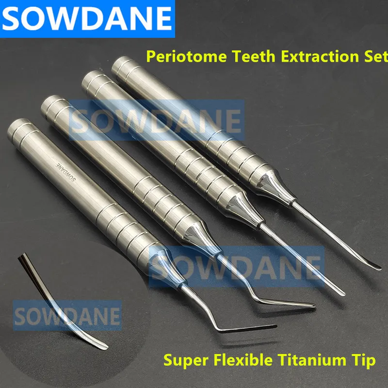 1pc Dental Flex Periotome Power Teeth Extraction Set Tooth Extractor Titanium Tip Flexible Periodontal Instruments Tool | Красота и