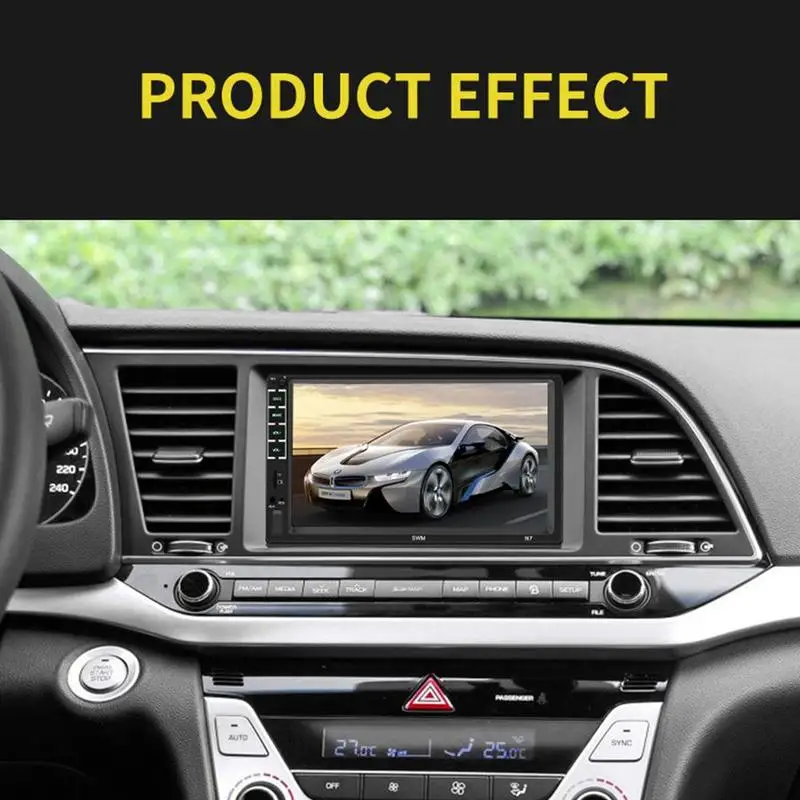 2 din автомагнитола XR MirrorLink для IOS экран цифровой дисплей " HD плеер MP5 Bluetooth Мультимедиа USB 2din Авторадио