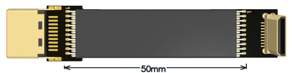Mini HDMI transfer 4K screen 60hz FPV aerial shot thin flat high-speed extension cord cable bending 90 degrees 4K@50/60?2160p? Mini HDMI transfer 4K screen 60hz FPV aerial shot thin flat high-speed extension cord cable bending 90 degrees 4K@50/60?2160p?
