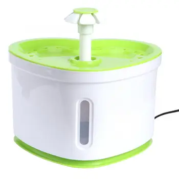 

Pet Dog Automatic Feeders for Pet Dog Cat Automatic Water Fountain Drinking Heart Shape with LED Light Water Shortage Feeding