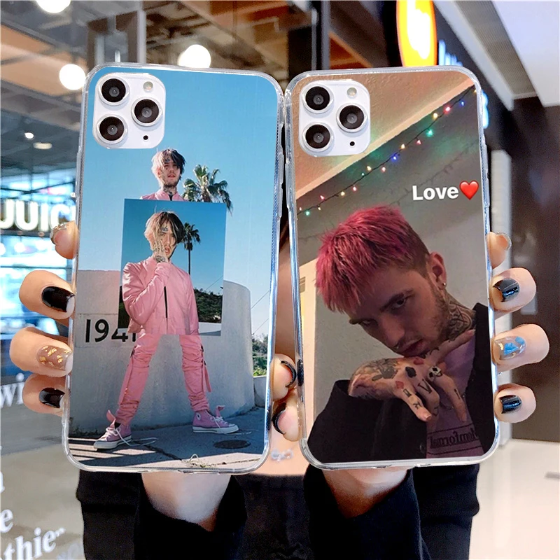 Pop rapper Lil Peep High quality clear Soft Silicone TPU Phone Case For iPhone 11Pro Max 6 6s 7 8 Plus X Xr Coque Cover | Мобильные