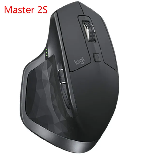 Черный Производитель отремонтированный: Беспроводная мышь logitech MX Master/Master 2S с 2,4 ГГц 4K dpi Bluetooth USB с двойным подключением - Цвет: Черный