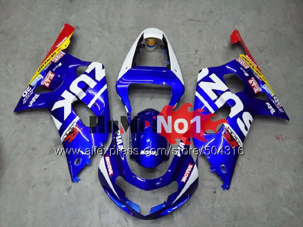 Средства ухода за кожей для SUZUKI GSXR 600 750 CC GSXR600 2001 2002 2003 белый черный 14MC. 74 GSXR750 GSX-R600 01 03 GSXR-600 K1 01 02 03 обтекатель - Цвет: No. 4